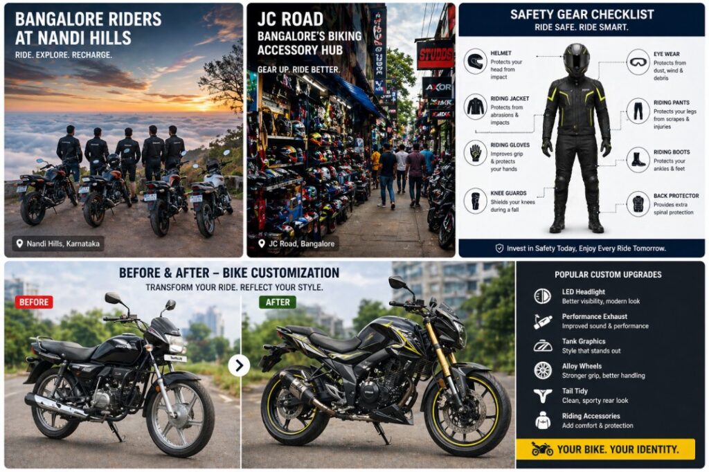 Bangalore Bike Accessories: The Rider’s Complete Guide to Gear, Style & Smart Upgrades