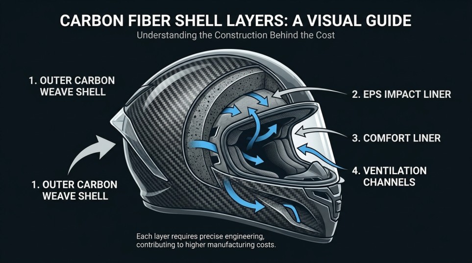best carbon fiber motorcycle helmet