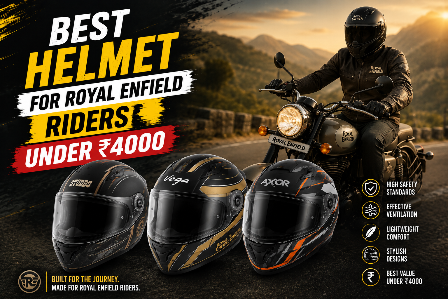 Best Helmet For Royal Enfield Riders — Under 4000
