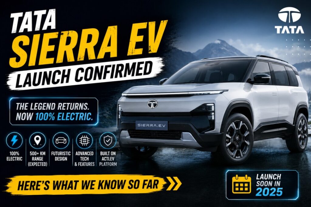 TATA Sierra EV Launch Confirmed — Here’s What We Know So Far
