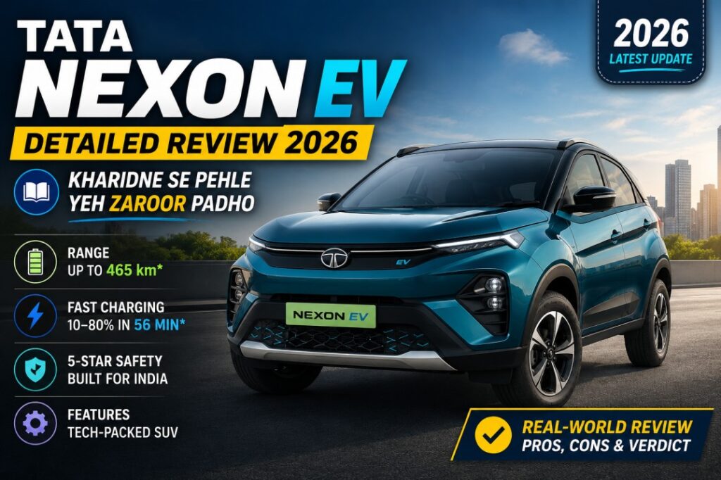Tata Nexon EV Detailed Review 2026 — Kharidne Se Pehle Yeh Zaroor Padho