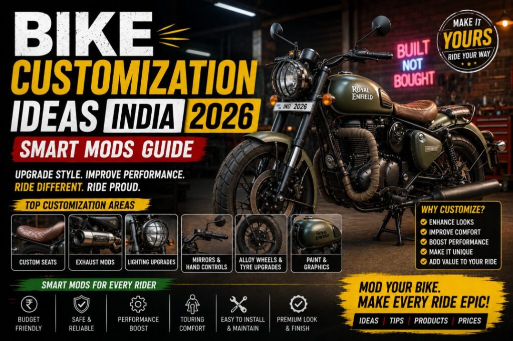 Bike Customization Ideas India 2026 — Smart Mods Guide