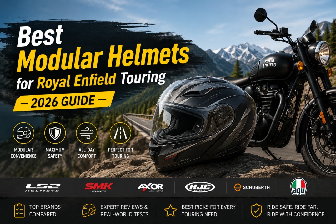 Best Modular Helmets for Royal Enfield Touring — 2026 Guide