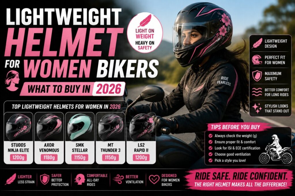 Lightweight Helmet for Women Bikers — What to Buy in 2026