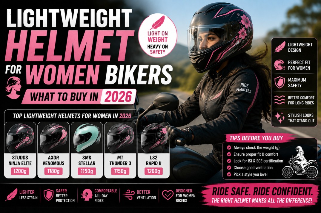 Lightweight Helmet for Women Bikers — What to Buy in 2026