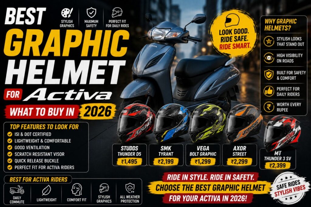 Best Graphic Helmet for Activa — What to Buy in 2026