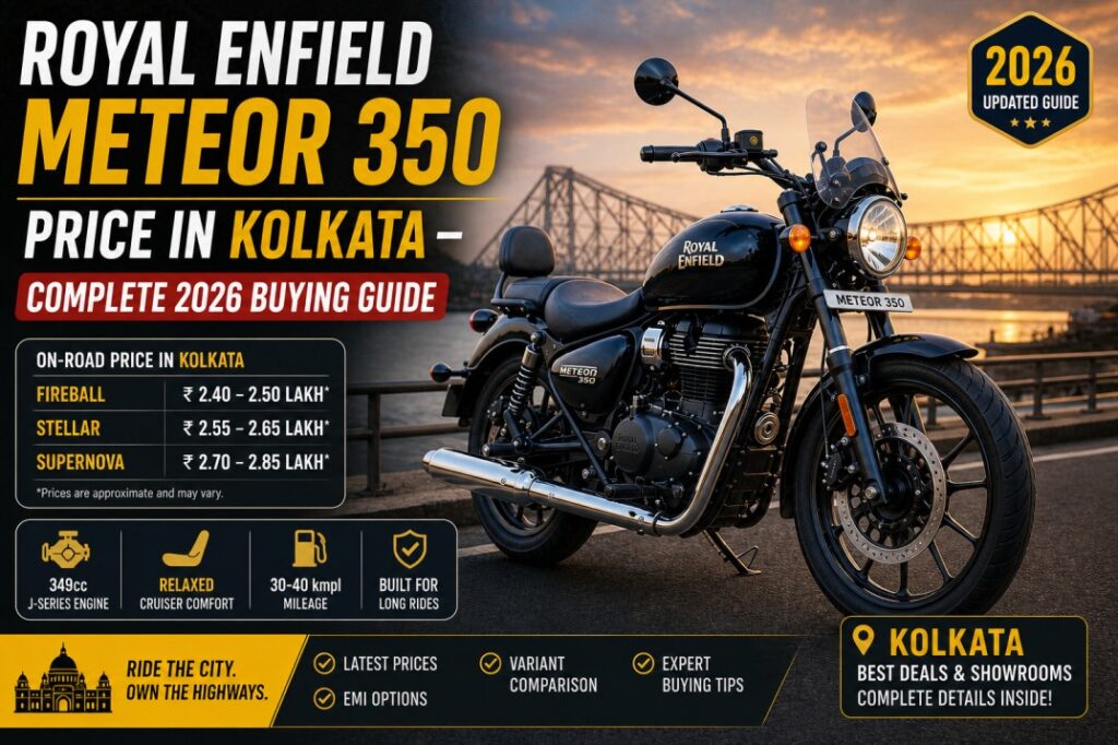 Royal Enfield Meteor 350 Price in Kolkata – Complete 2026 Buying Guide