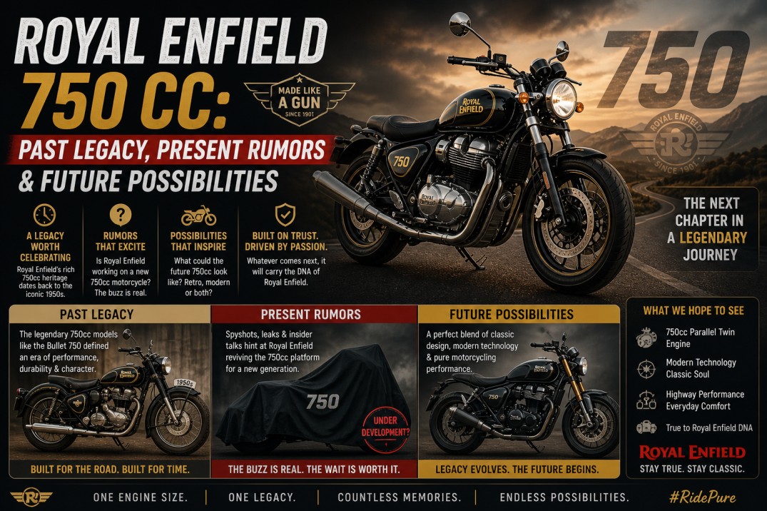 Royal Enfield 750 CC: Past Legacy, Present Rumors & Future Possibilities