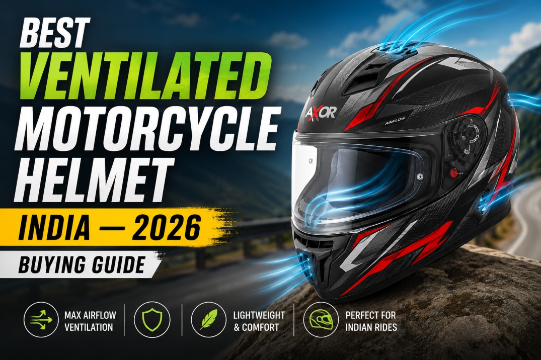 Best Ventilated Motorcycle Helmet India — 2026 Buying Guide